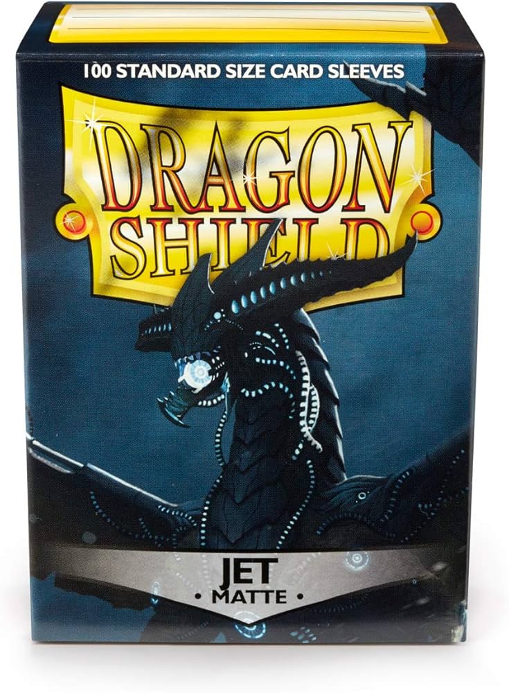 Dragon Shield Japanese Sleeves Matte - Jet 60ct.