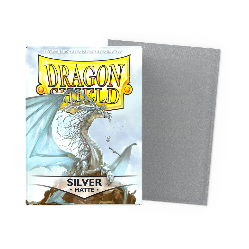 Dragon Shield Standard Sleeves Matte - Silver 100ct