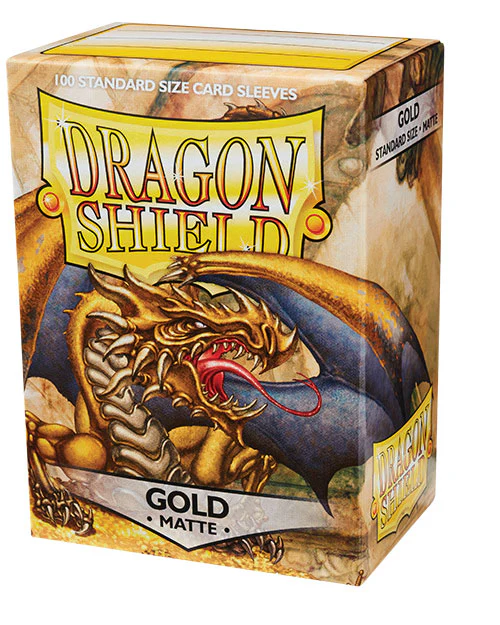 Dragon Shield Standard Matte Gold 100ct