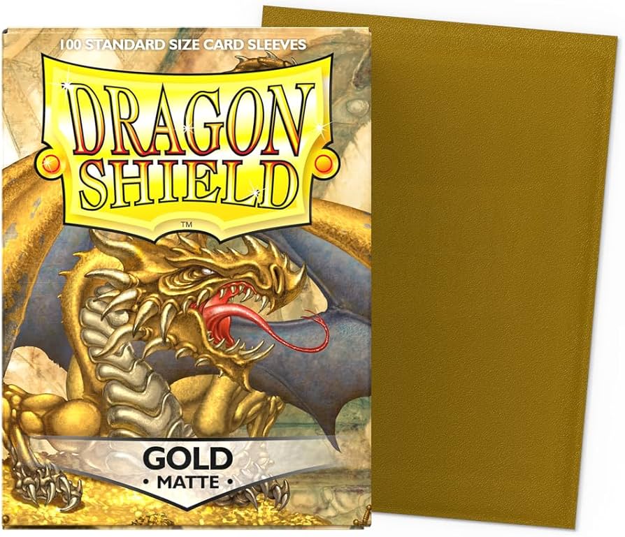 Dragon Shield Standard Matte Gold 100ct