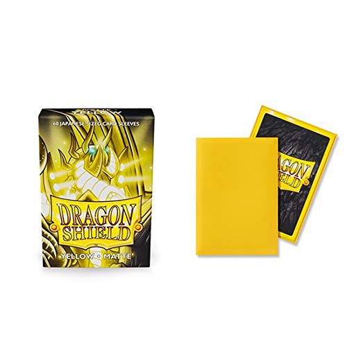 Dragon Shield Japanese Sleeves Matte - Yellow 60ct.