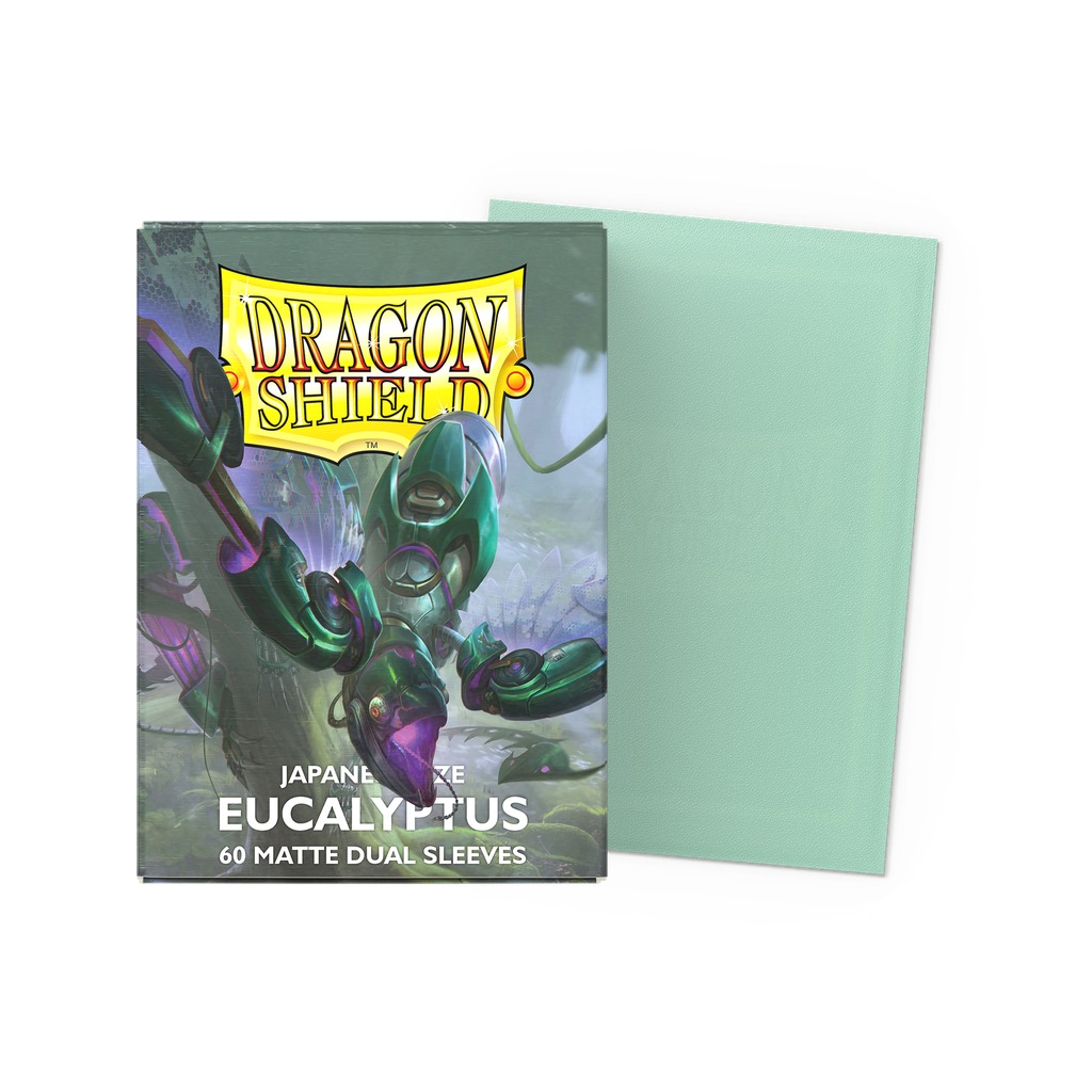 Dragon Shield Japanese Sleeves Matte Dual - Eucalyptus 'Lehel' 60ct.
