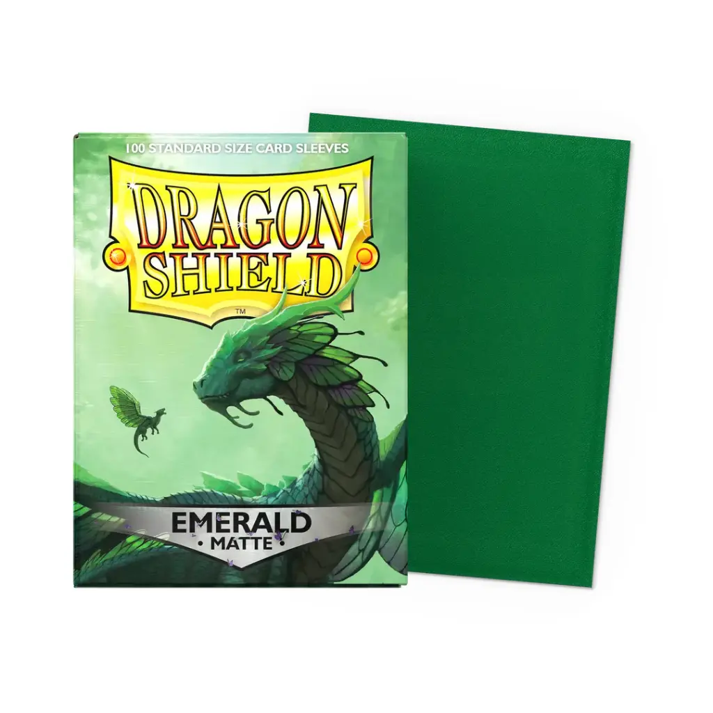 Dragon Shield Standard Sleeves Matte - Emerald 100ct.
