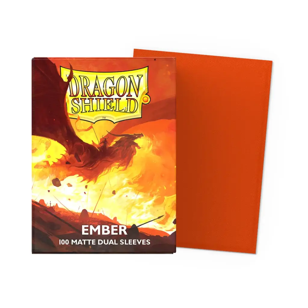 Dragon Shield Standard Sleeves Matte Dual -Ember 100ct.