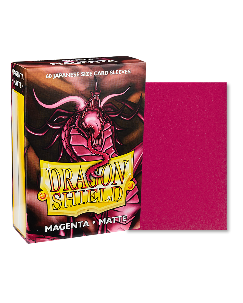 Dragon Shield Japanese Sleeves Matte - Magenta 60ct.