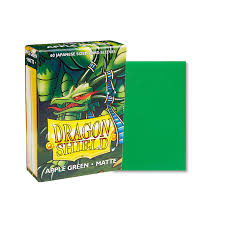 Dragon Shield Japanese Sleeves Matte - Apple Green 60ct