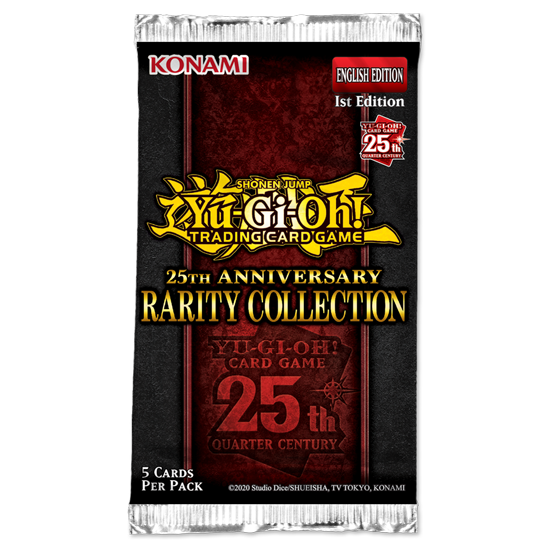 Booster YGO Rarity Collection 25 Aniversario