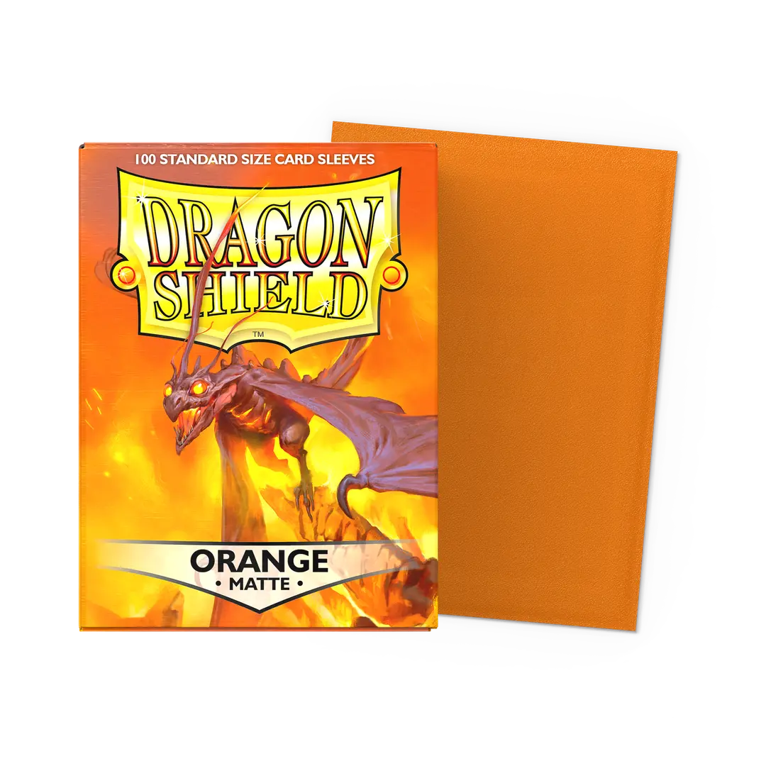 Dragon Shield Standard Sleeves Matte - Orange 100ct.