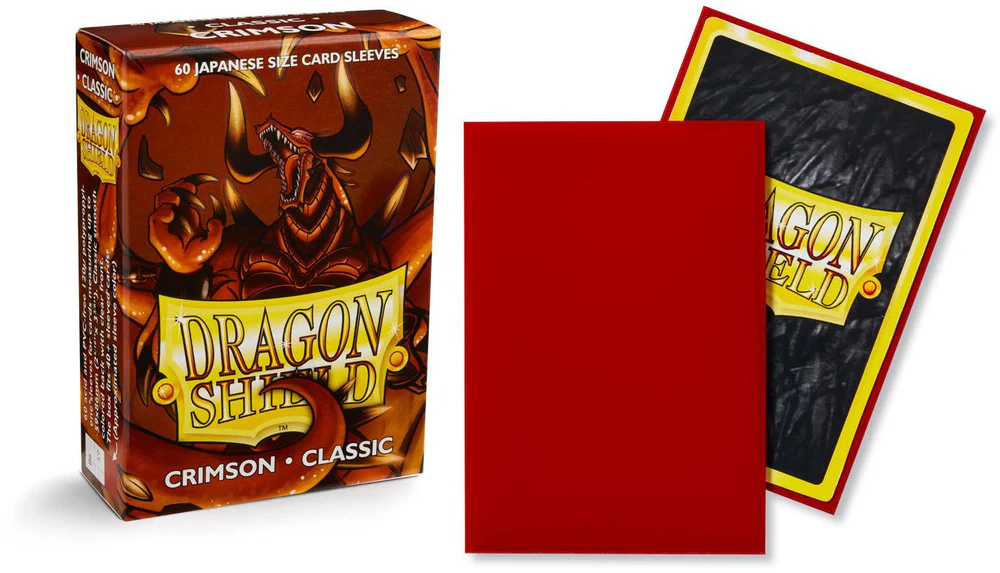 Dragon Shield Japanese Sleeves Classic - Crimson 60ct