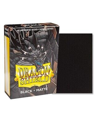 Dragon Shield Japanese Sleeves Matte - Black 60ct.
