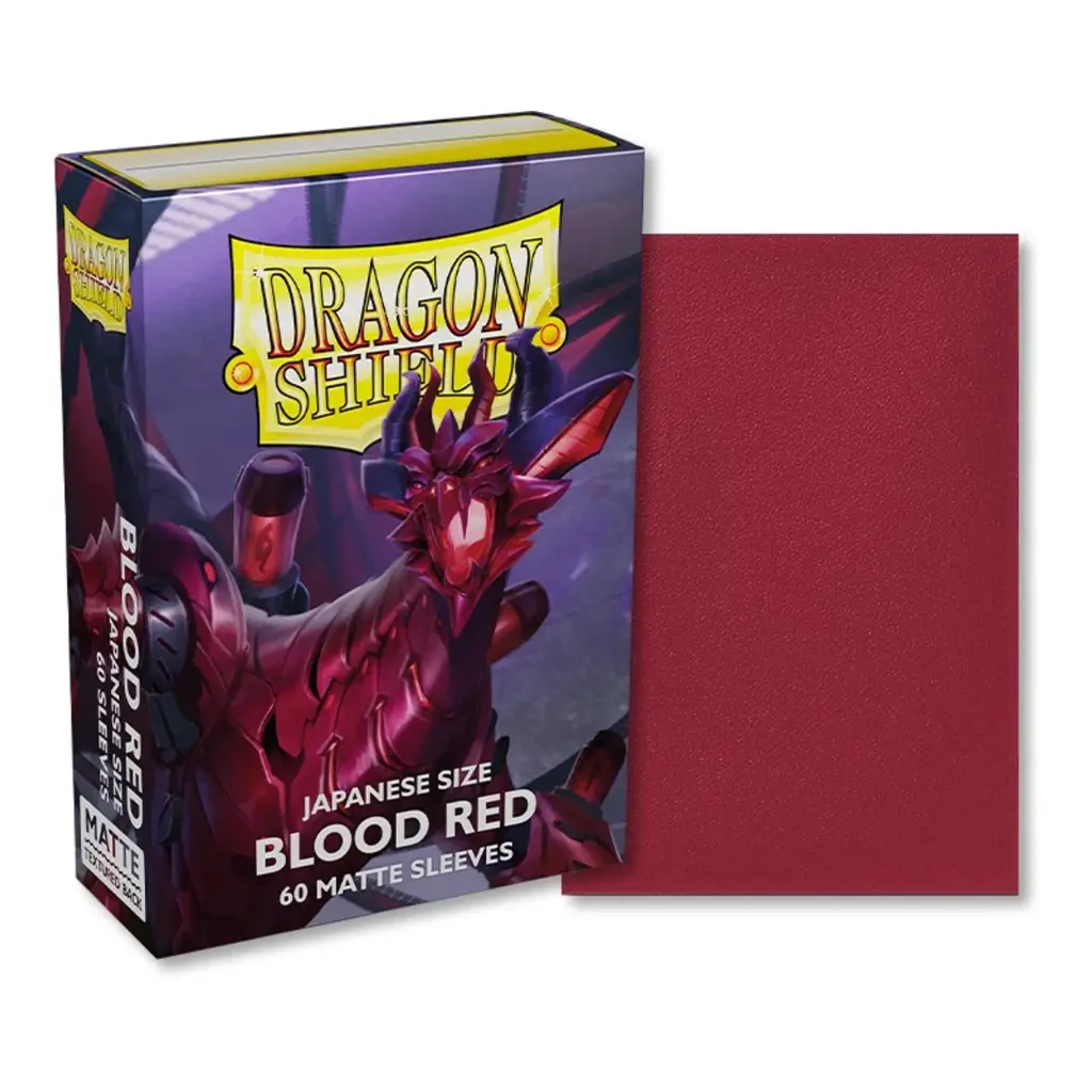 Dragon Shield Japanese Sleeves Matte - Blood Red 'Juusouken'