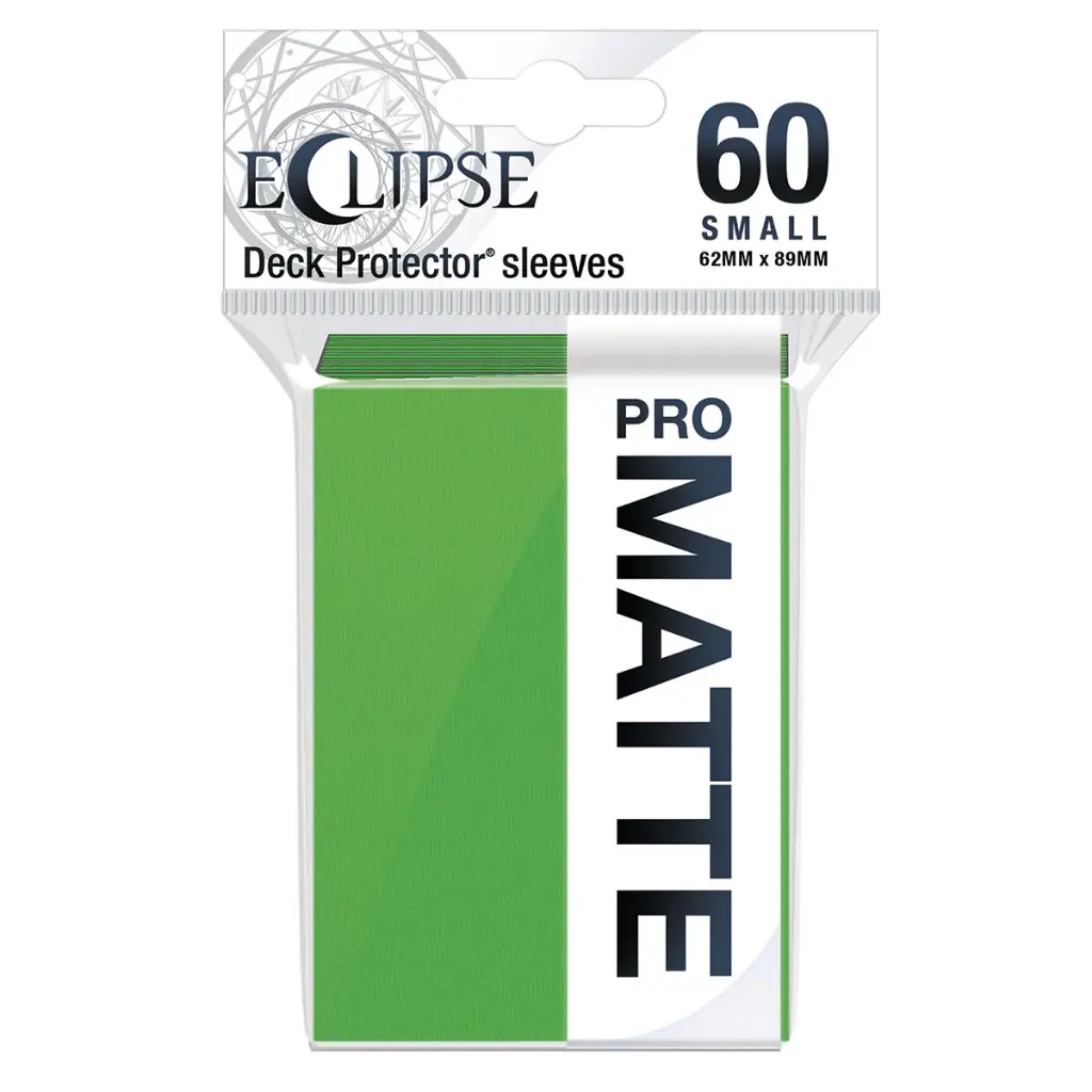 Ultra Pro Eclipse Matte Small Sleeves: Lime Green