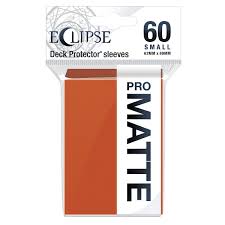 Ultra Pro Eclipse Matte Small Sleeves: Pumpkin Orange