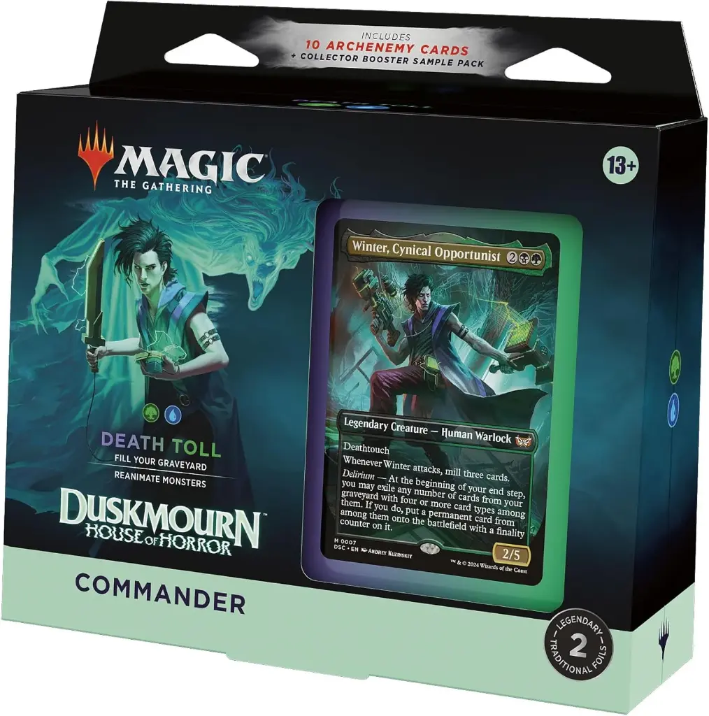 Magic the Gathering: "Duskmourn: House of Horror" Commander Deck - Death Toll