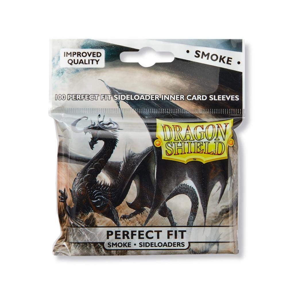 Dragon Shield Perfect Fit Standard Size Sideloaders - Smoke 100ct.
