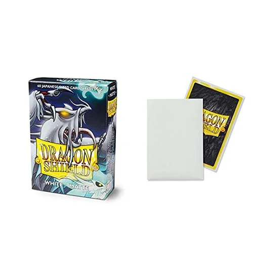 Dragon Shield Japanese Sleeves Matte - White 60ct.