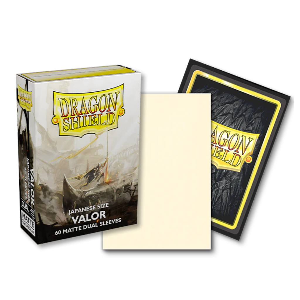 Dragon Shield: Valor - Matte Dual Japanese Size Card Sleeves (60ct)