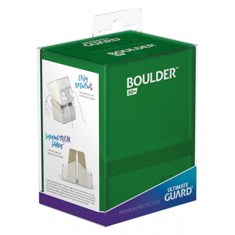 Ultimate Guard Boulder Deck Case(TM) 80+ Standard Size Emerald
