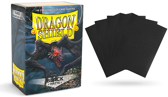 Dragon Shield Standard Black Matte 100ct