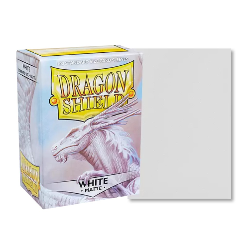 Dragon Shield Standard Sleeves Matte - White 100ct