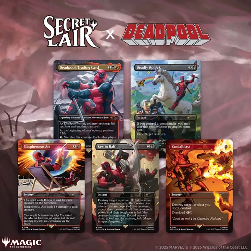 Magic the Gathering: Secret Lair x Marvel 6 Nonfoil - ENGLISH -
