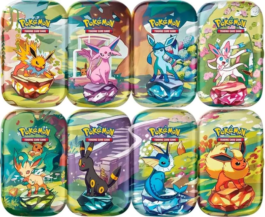 Pokémon TCG: Scarlet & Violet 8.5 - "Prismatic Evolutions Mini Tins - ESPAÑOL -