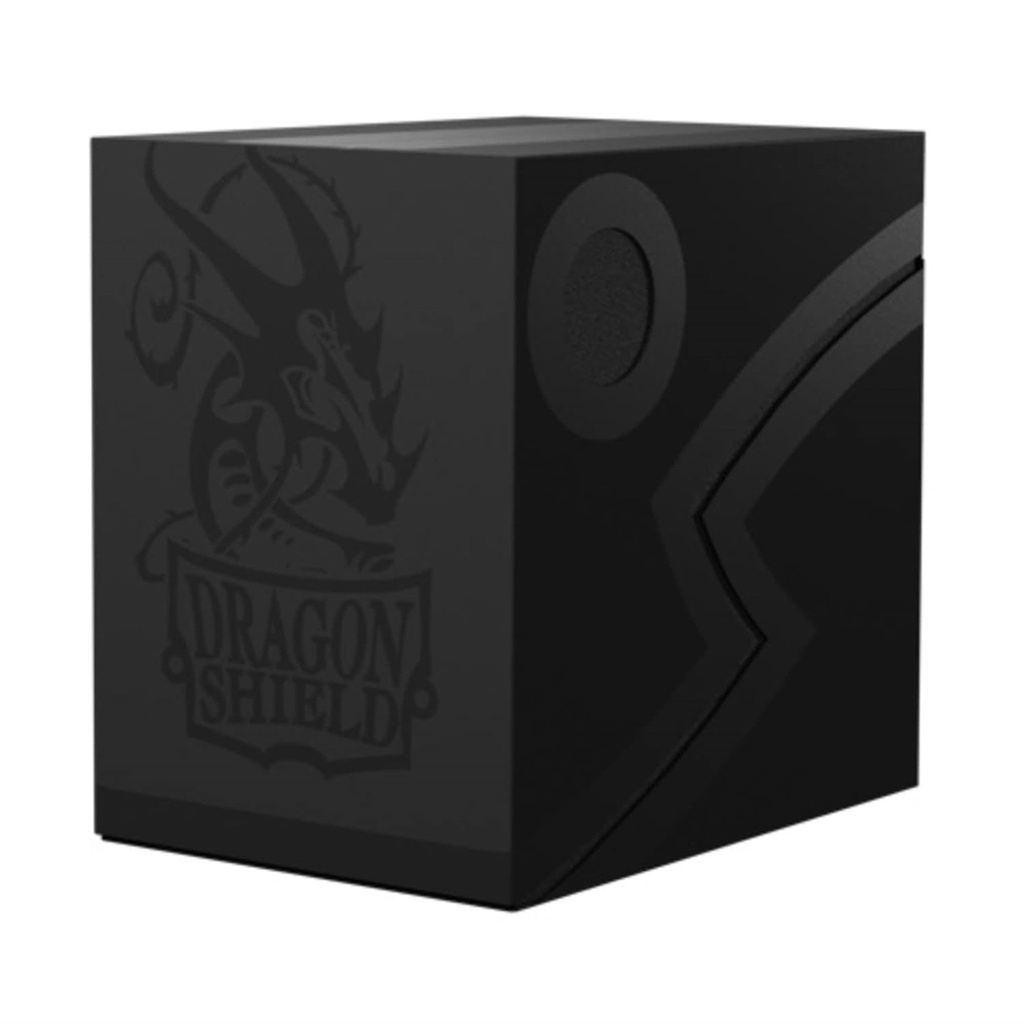 Deckbox Dragon Shield +150 Double Shell Shadow Black/black