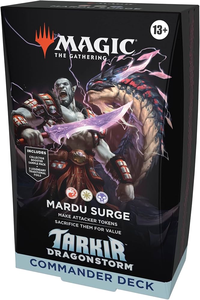 Magic the Gathering: "Tarkir: Dragonstorm" Commander Deck - Mardu Surge