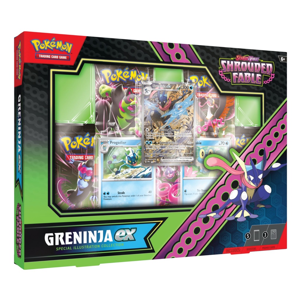 Pokémon TCG: Scarlet & Violet 6.5 - "Shrouded Fable" Greninja ex Special Collection - SPANISH 