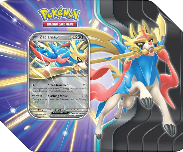 Pokémon TCG: Slashing Legends Tin - Zacian EX -ENGLISH-