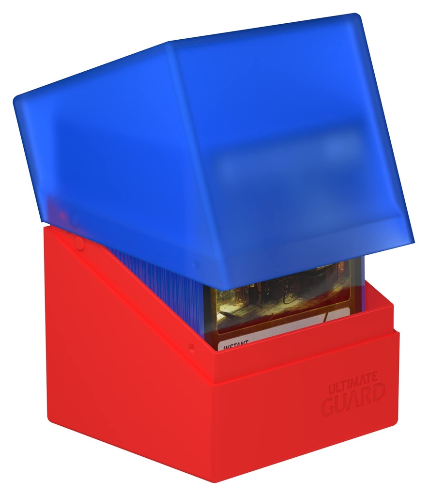 Ultimate Guard Boulder Deck Case 100+ SYNERGY Blue/Red