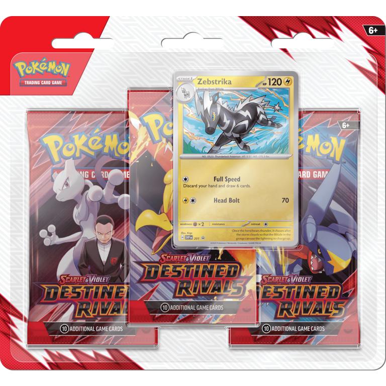 Pokémon TCG: Scarlet & Violet 10 - "Destined Rivals" 3-Booster Blister Master Case 24ct. - ENGLISH