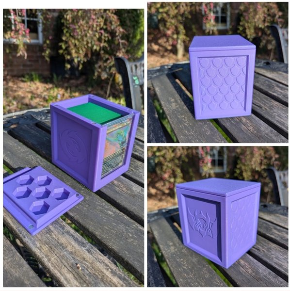 Deck Box Magic The Gathering - con espacio para dados