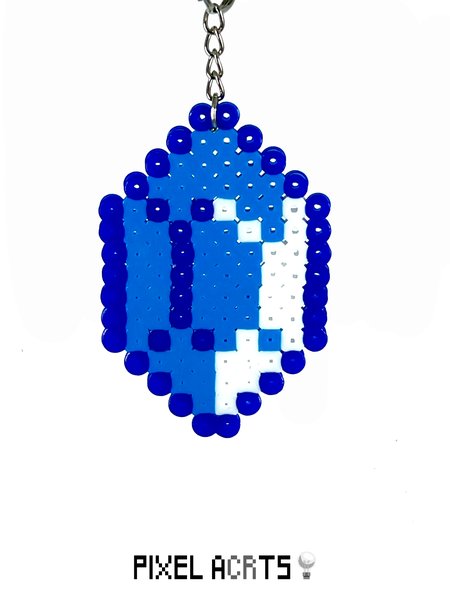 Rupia Azul Llavero