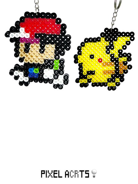 Ash & Pikachu Llavero