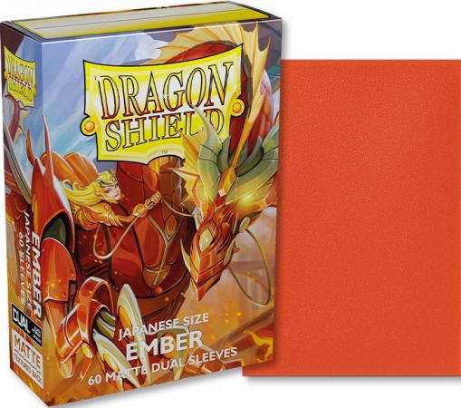 Dragon Shield Japanese Sleeves Matte Dual - Ember 'Alaria, Warrior Princess' 60ct