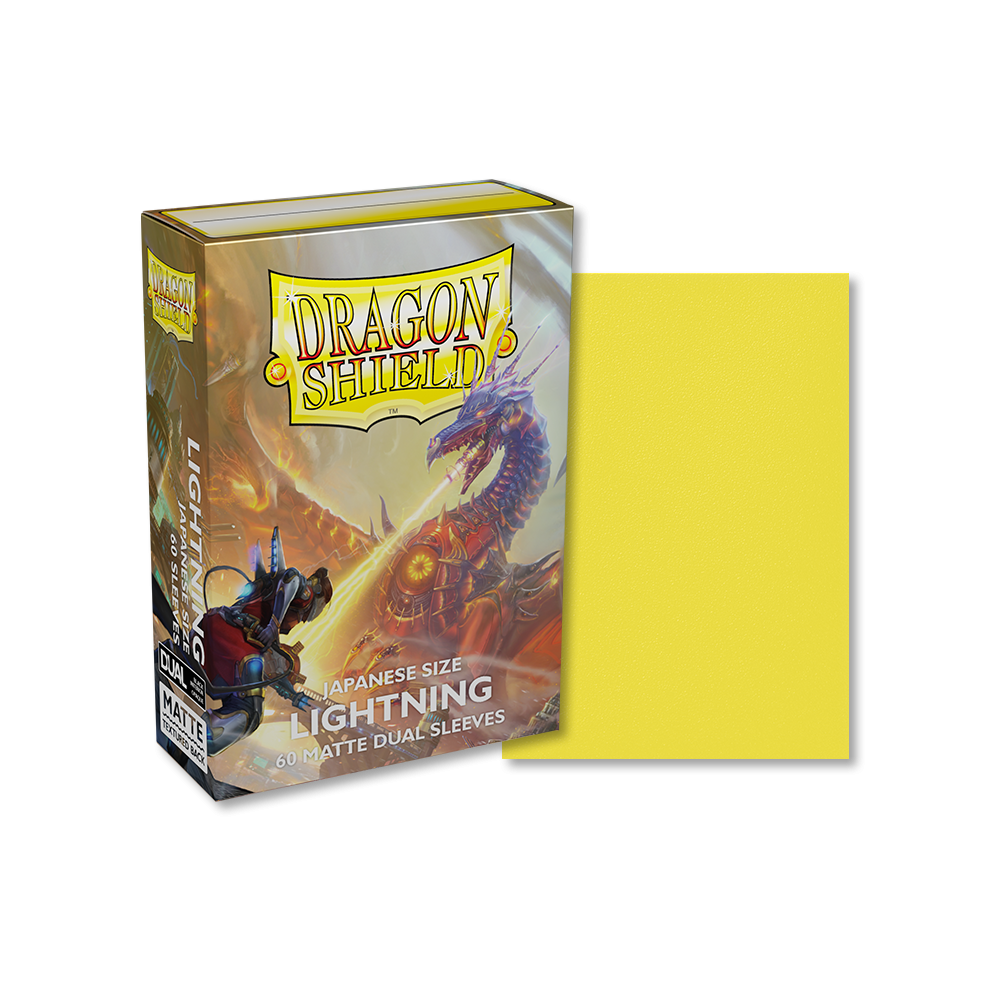 Dragon Shield Japanese Sleeves DUAL- Matte Lightning 'Ailia' (60 ct.)