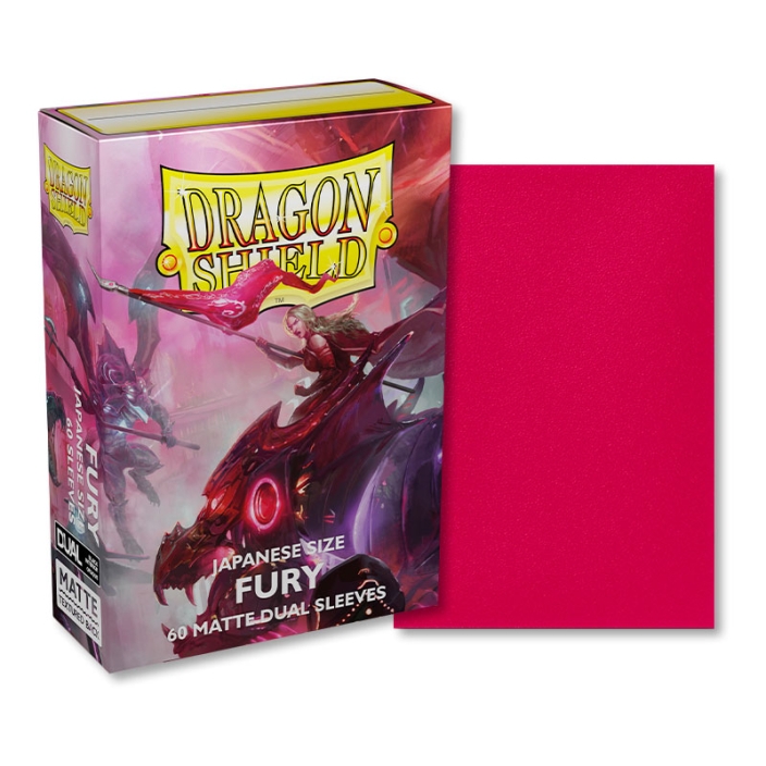 Dragon Shield Japanese Sleeves Matte Dual - Fury 'Alaria, Commonwealth Champion' 60ct