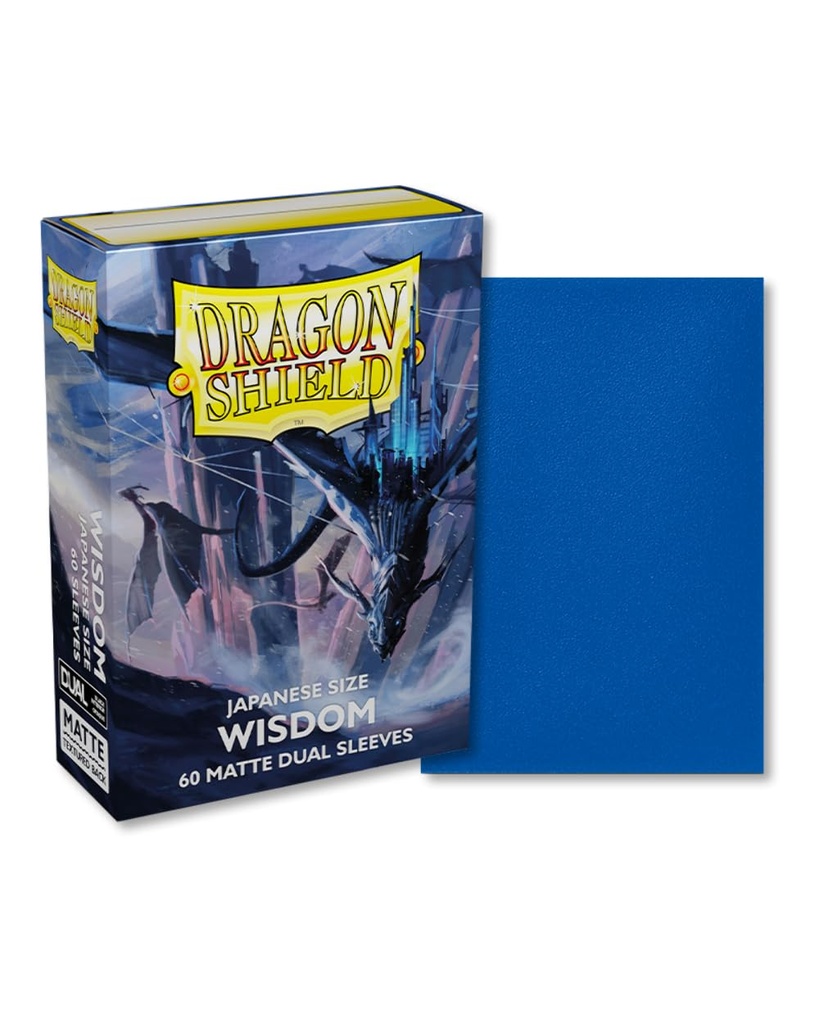 Dragon Shield Japanese Sleeves Matte Dual - Wisdom 60ct