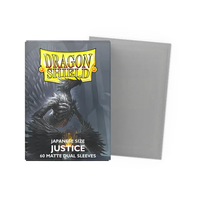 Dragon Shield Japanese Sleeves Matte Dual - Justice 60ct