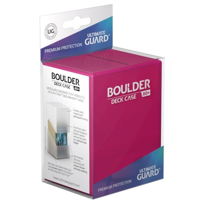 Ultimate Guard Boulder Deck Case(TM) 80+ Standard Size - Rhodonit