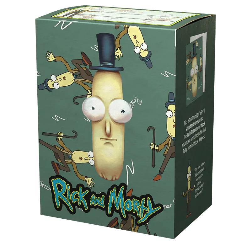 Dragon Shield: Art Brushed Sleeves 100ct - Rick & Morty, Mr. Poopy Butthole