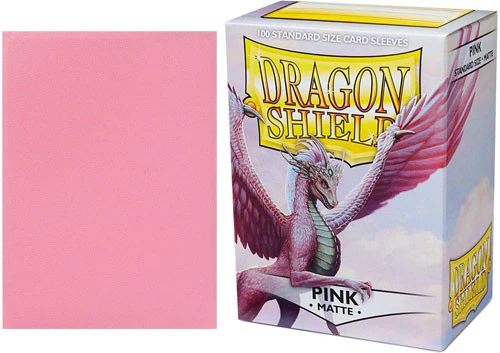 Dragon Shield Standard Sleeves Matte - Pink 100ct