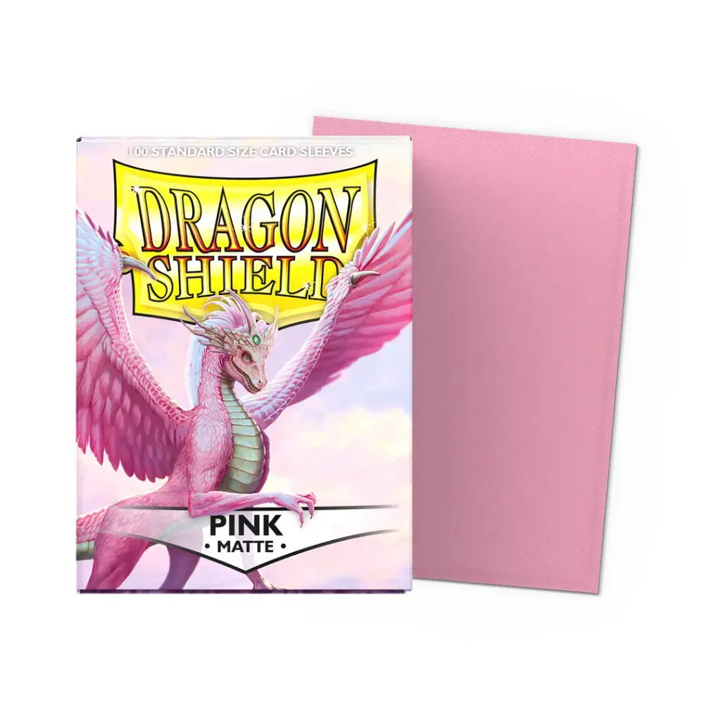 Dragon Shield Standard Sleeves Matte - Pink 100ct