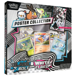 Pokémon TCG: Scarlet & Violet 10.5 - "Black Bolt & White Flare" Poster Collection. - ENGLISH