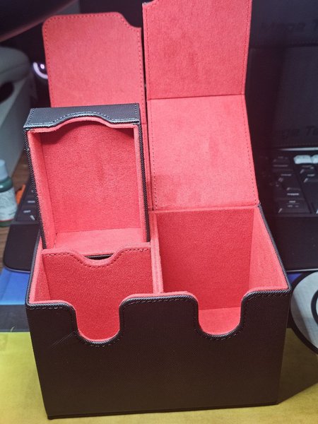 Deck Box Doble Roja