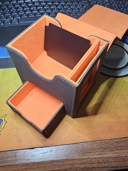 Deck Box Mage Tech Anaranjada