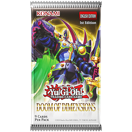 Yu-Gi-Oh! TCG "Doom Of Dimensions" Booster - ENGLISH  