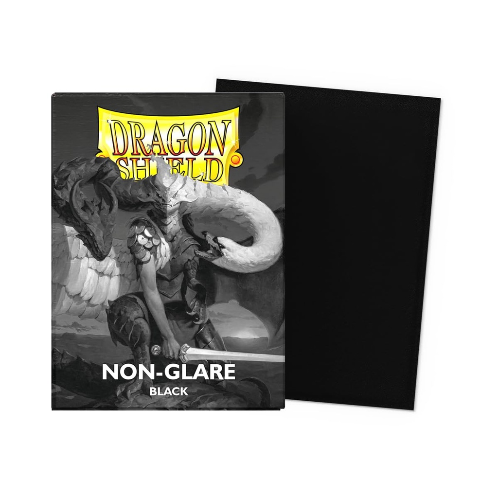 Dragon Shield Standard Sleeves Matte Non Glare 100ct.- Black