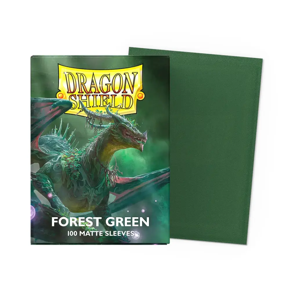 Dragon Shield Standard Sleeves Matte - Forest Green 